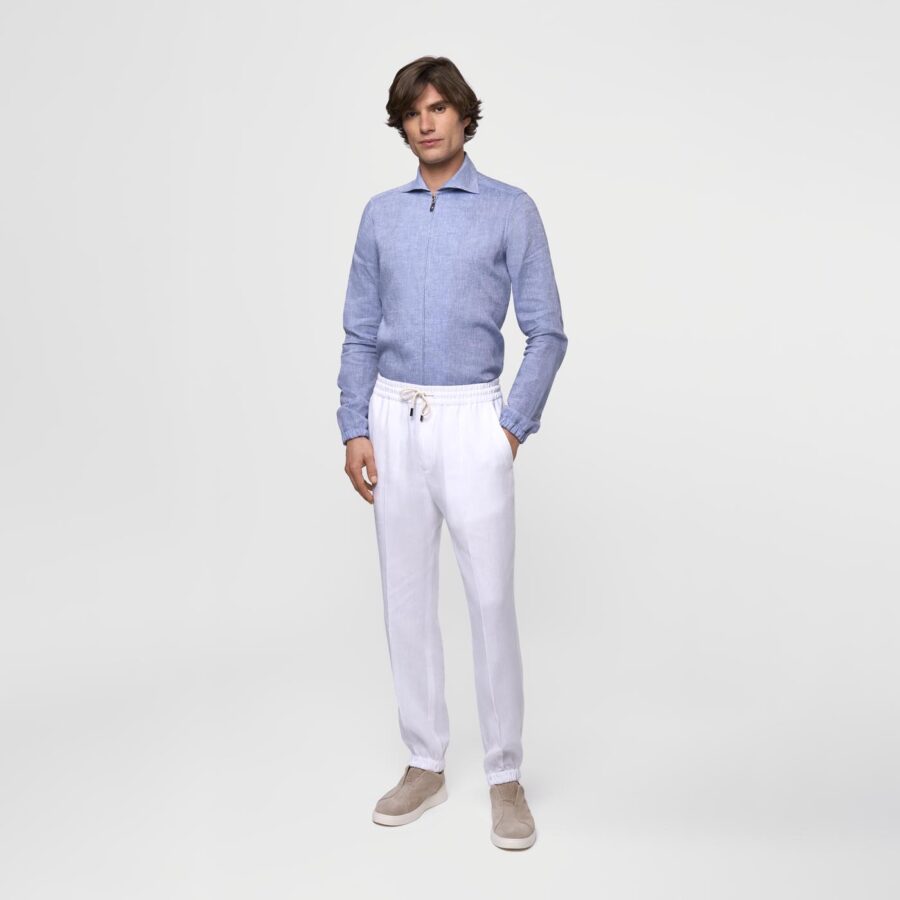 Alexander linen pant white - Image 2