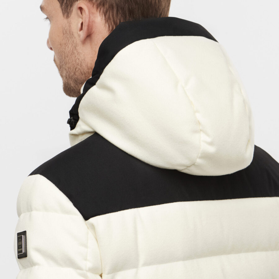 Annapurna Cashmere Off White Ski Jacket - Image 4