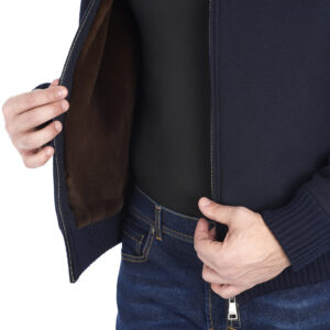 Ogier Anton Cashmere-Mink Bomber Navy