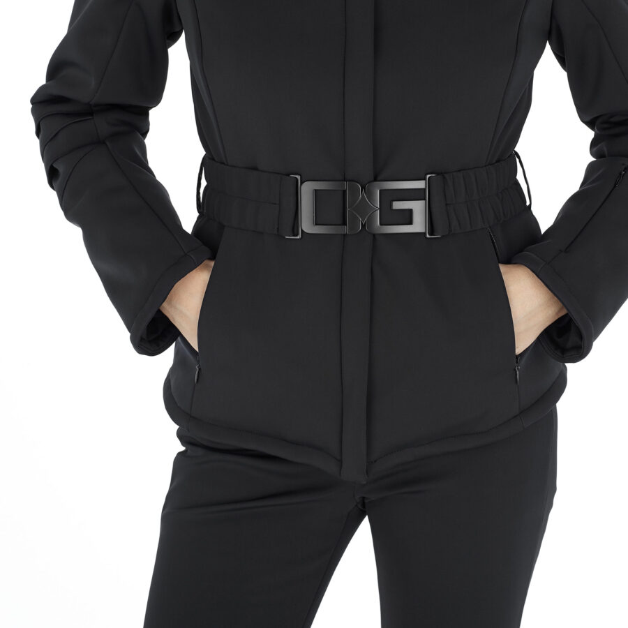 Ogier Aspen Classic Black Ski Jacket Black