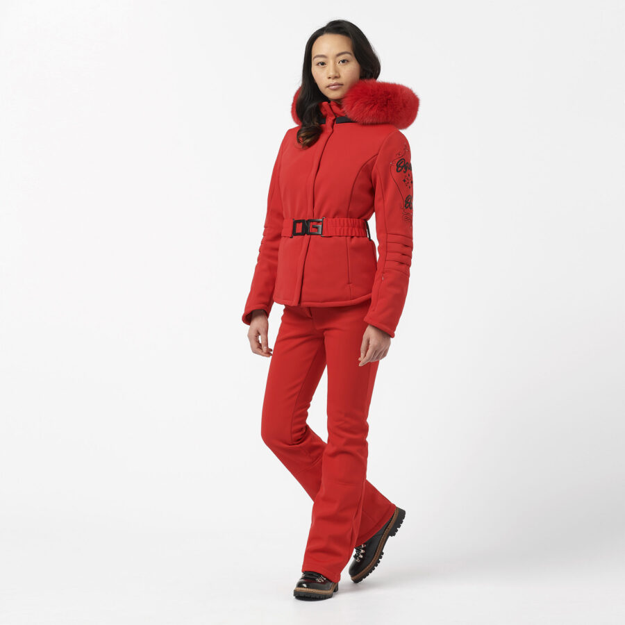 Ogier Aspen Classic Red Ski Jacket Red