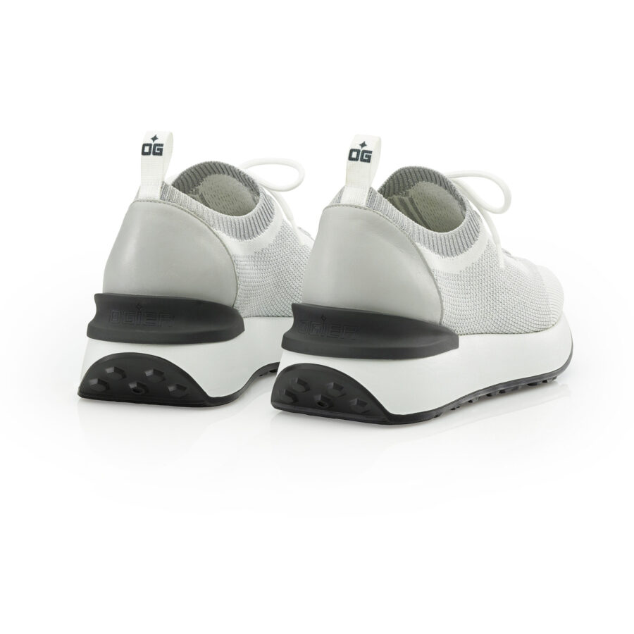 Athenes sneakers silver white - Image 2
