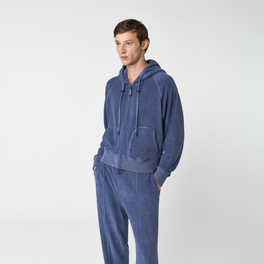 Bob Cotton Sponge Pant Blue - Image 3