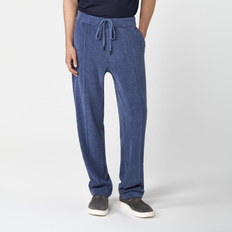 Bob Cotton Sponge Pant Blue - Image 4