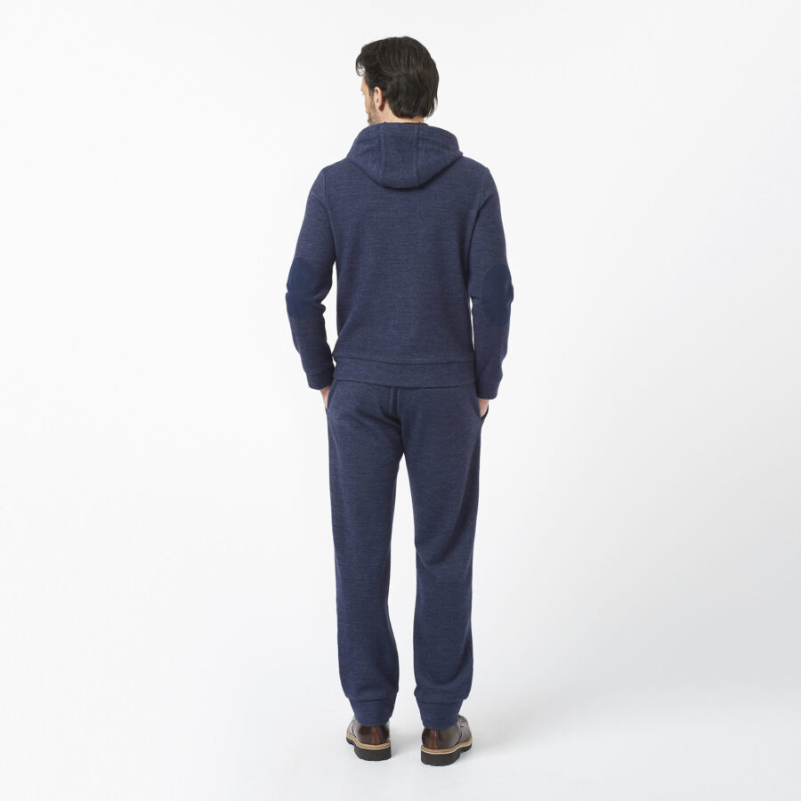 Ogier Bolzano Cashmere Sweater Jacket Travel Kit Navy