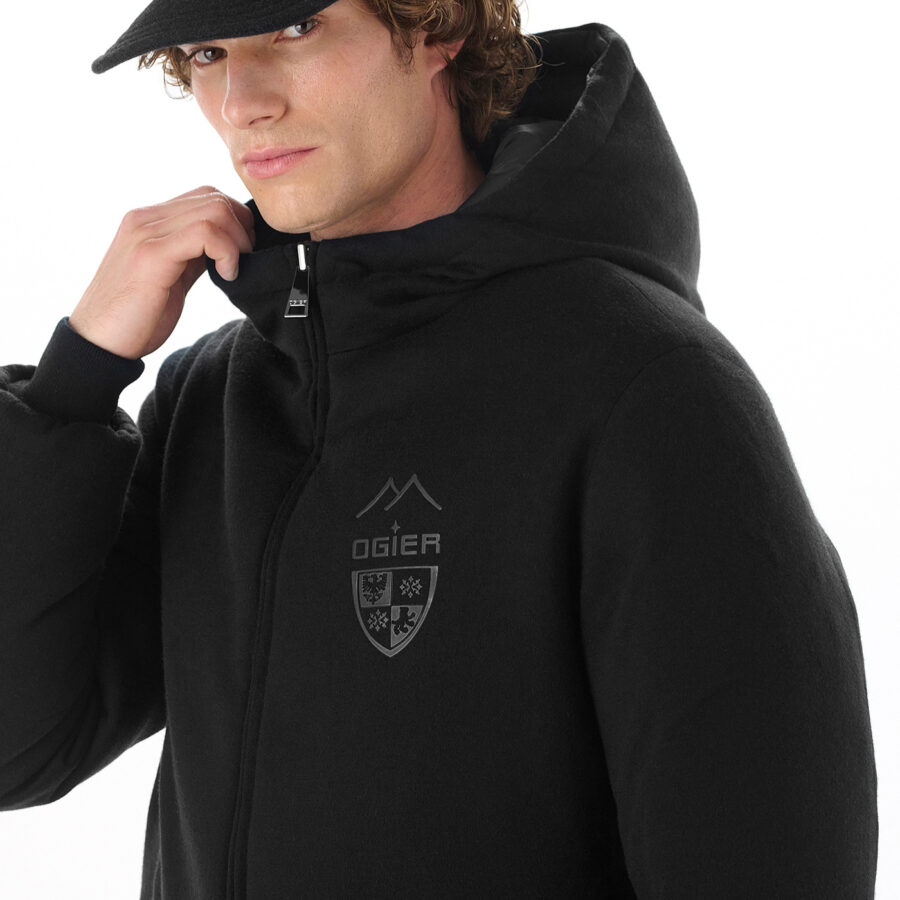 Boston Reversible Down Black Sweater - Image 5