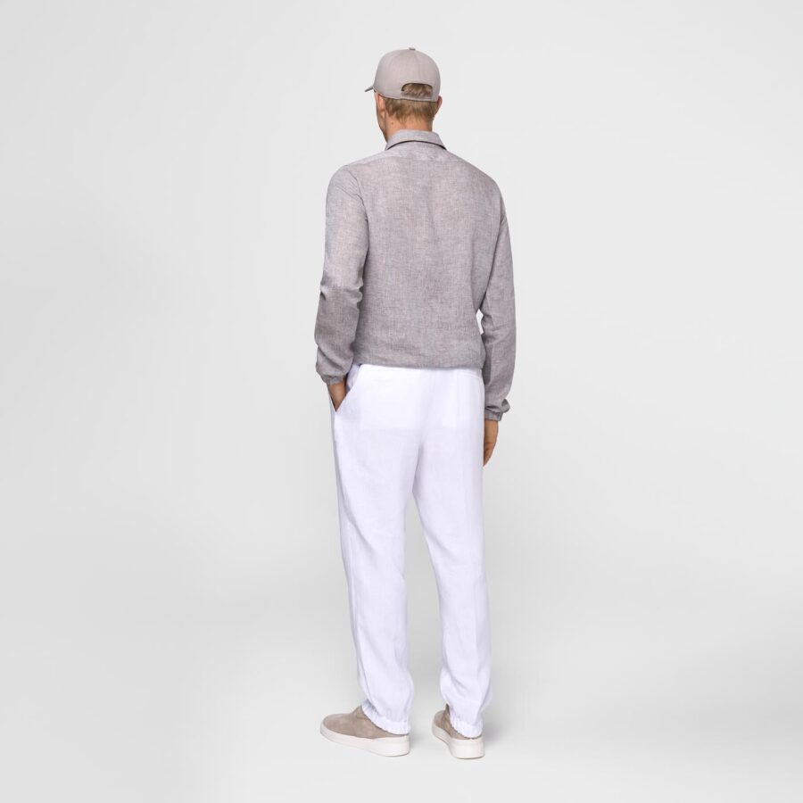 Cairo linen shirt beige - Image 3