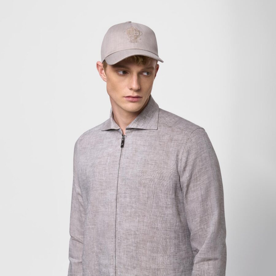 Cairo linen shirt beige - Image 4