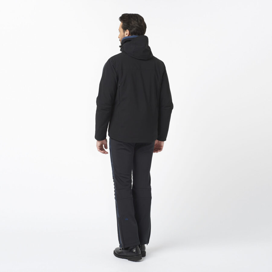 Ogier Cervinia Carbon Blue Ski Jacket Black Blue