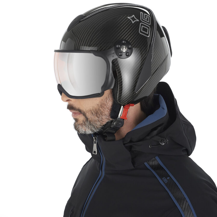 Ogier Cervinia Carbon Blue Ski Jacket Black Blue