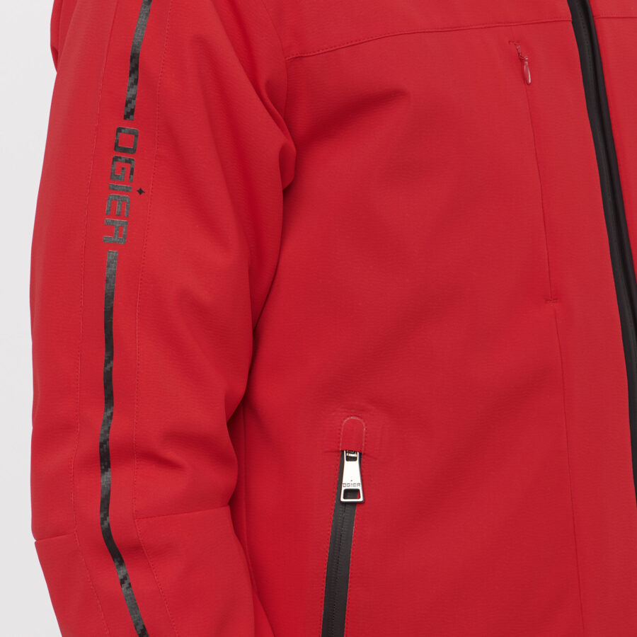 Cervinia Red Ski Jacket - Image 5