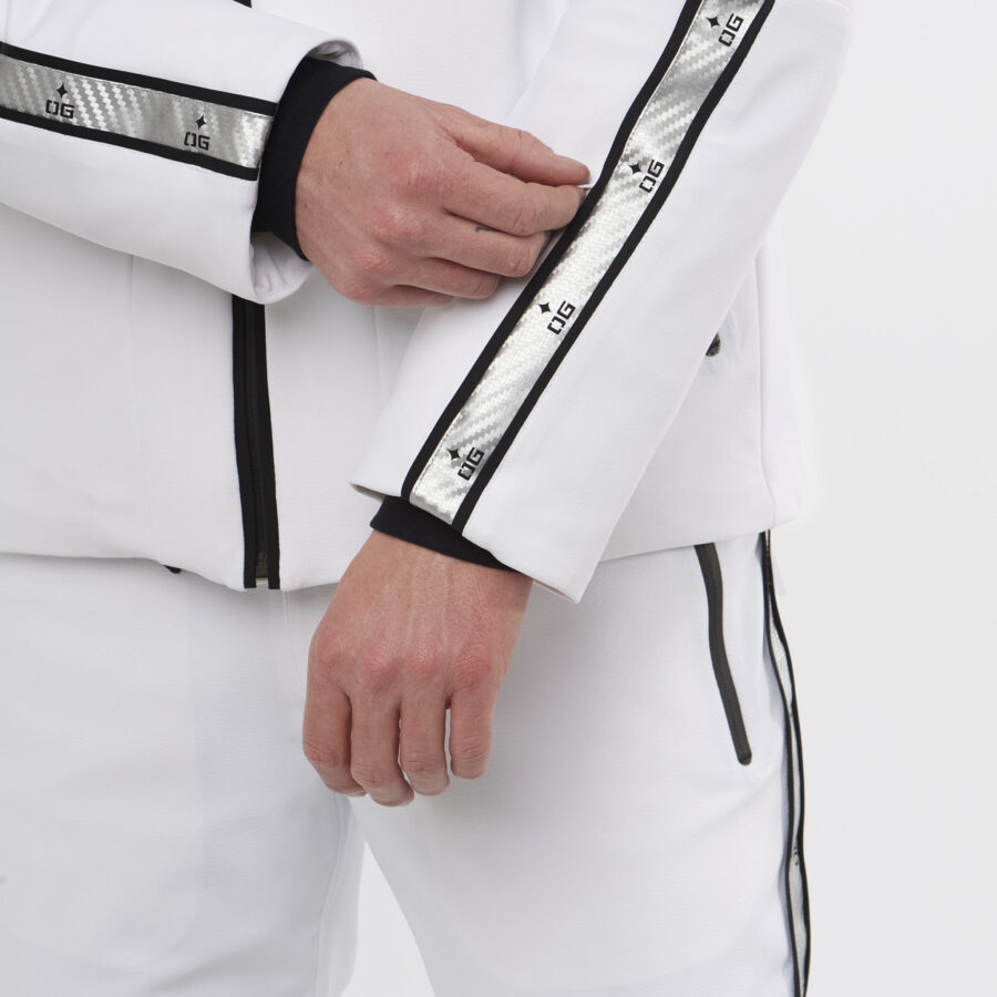 Cervinia White Ski Jacket - Image 3