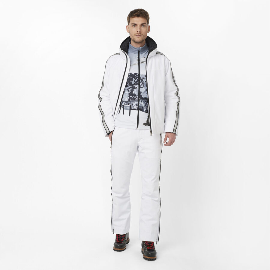 Cervinia White Ski Jacket - Image 4