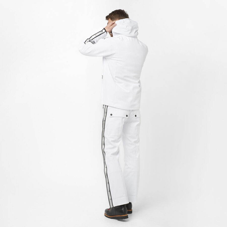 Cervinia White Ski Jacket - Image 7