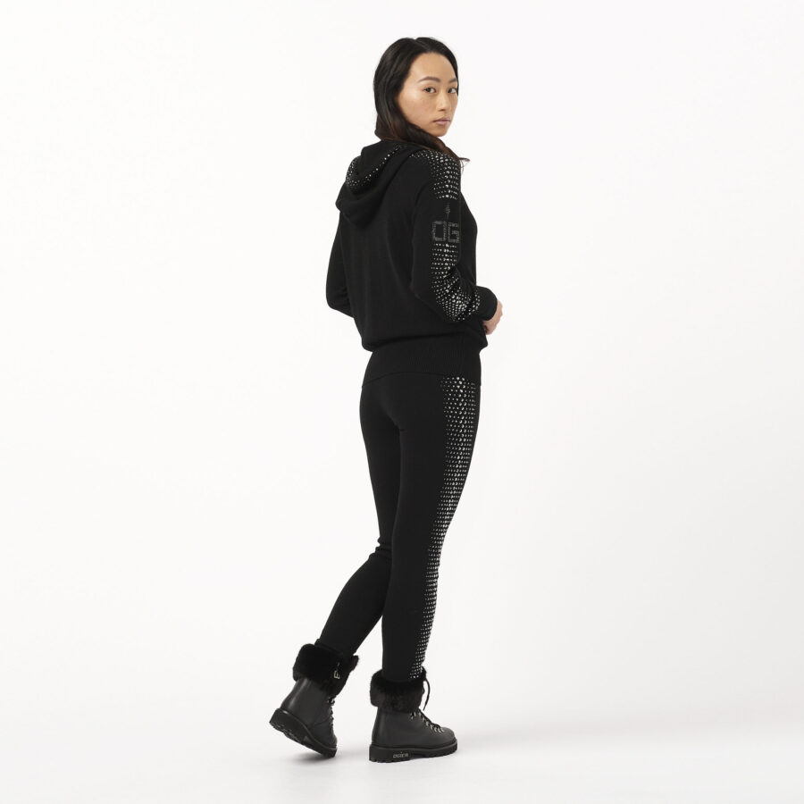 Ogier Cashmere Swarovski Sweater Chelsea Travel Kit Black