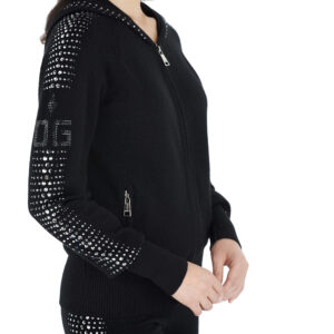 Ogier Cashmere Swarovski Sweater Chelsea Travel Kit Black
