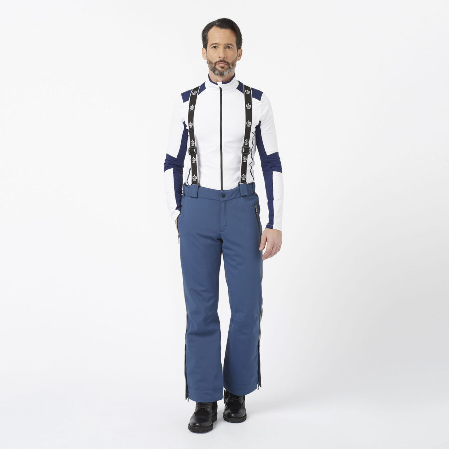 Ogier Christophe Navy Base Layer White Navy