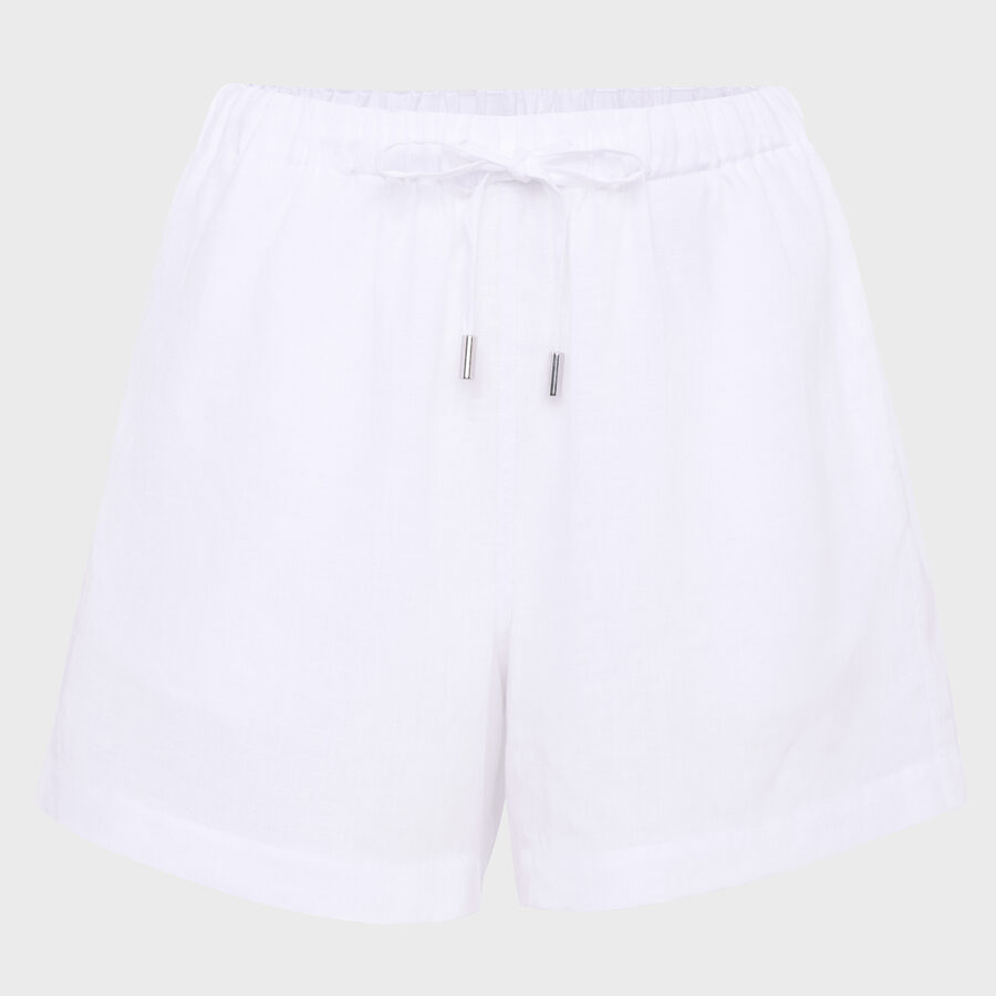 Santorini linen short white