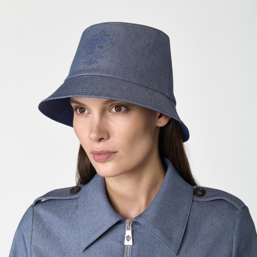 Cuba Bucket Hat Denim - Image 3