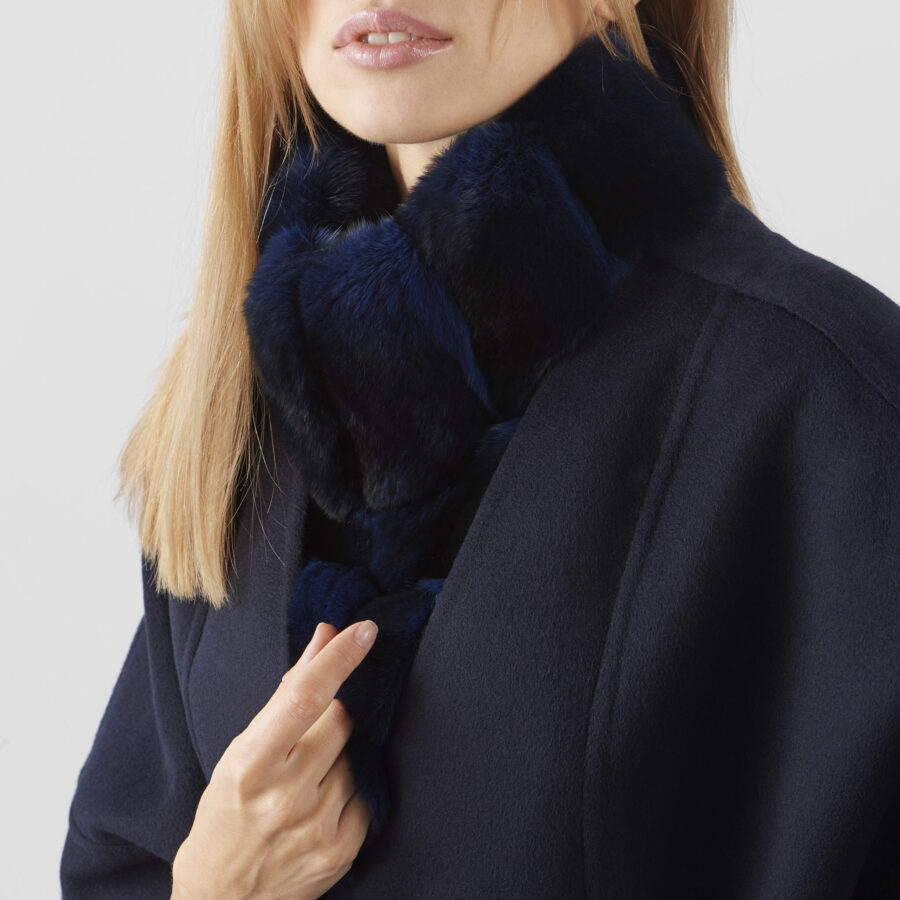 Highlands Poncho Navy