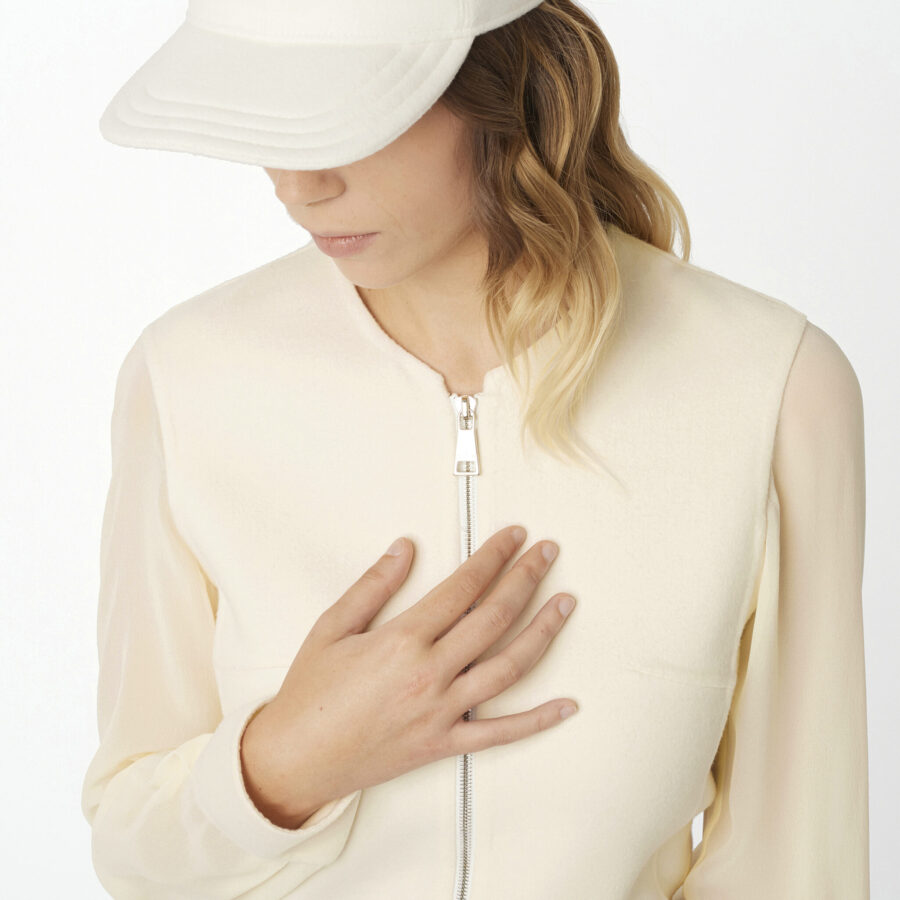 Kennedy cashmere dress off white - Image 4