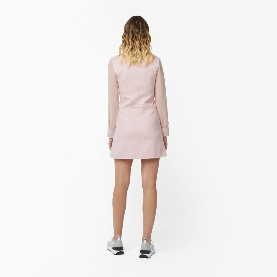 Kennedy cashmere dress pink powder - Image 3