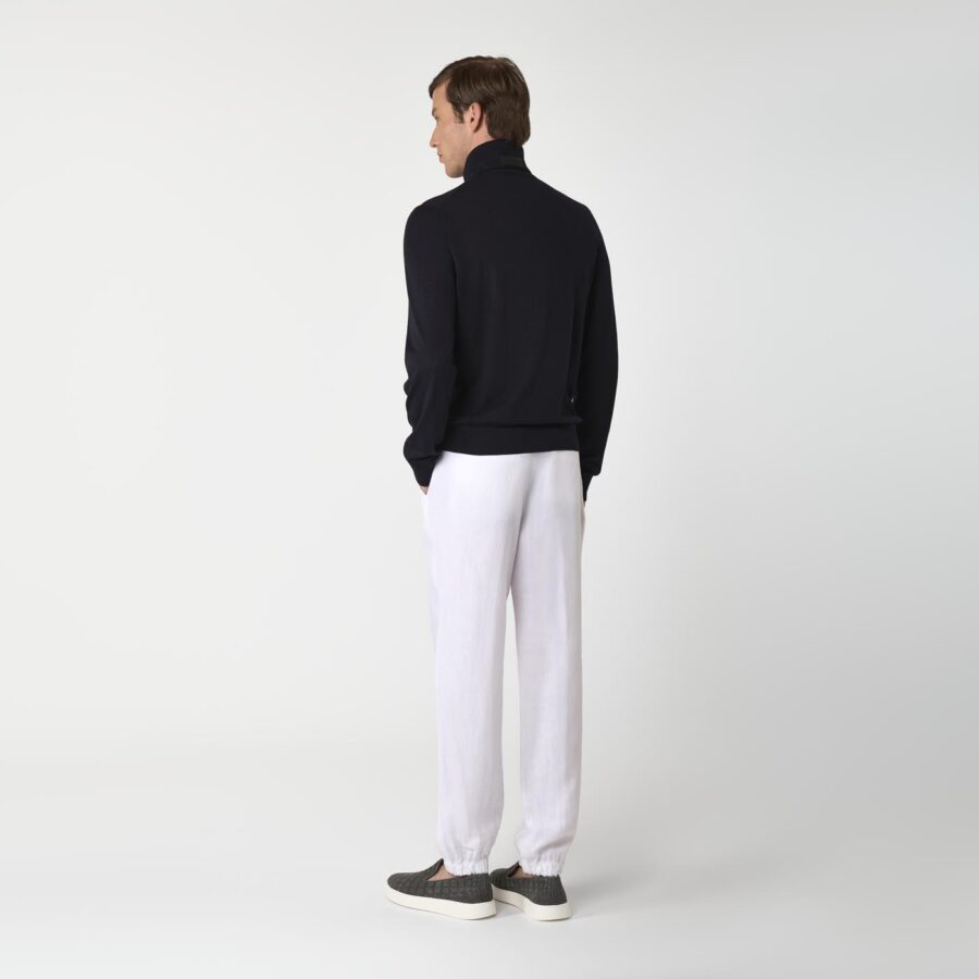 Lisboa Thin Cotton Silk Sweater - Image 2