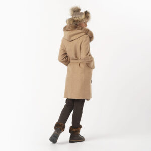 Ogier Reversible Coat Cashmere Zibeline Beige