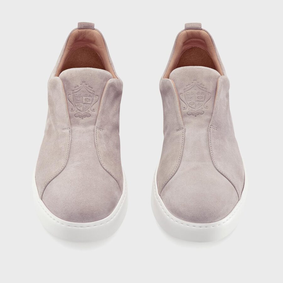 Milan Suede slip-on sneakers beige - Image 2