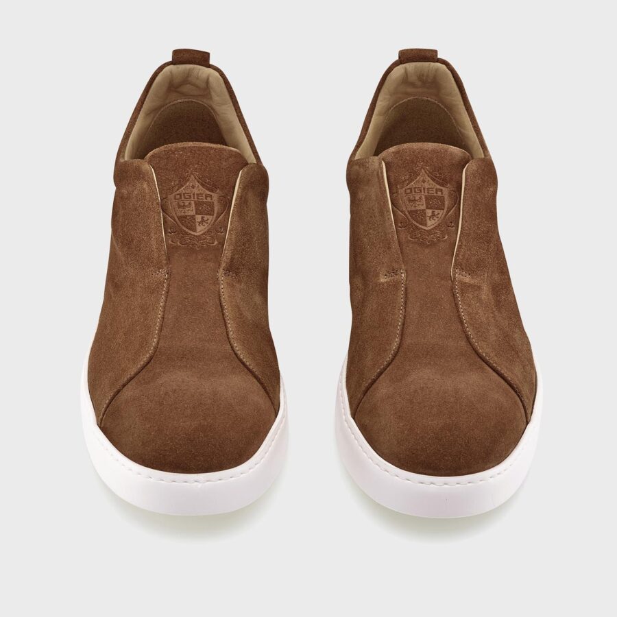 Milan Suede slip-on sneakers camel - Image 2