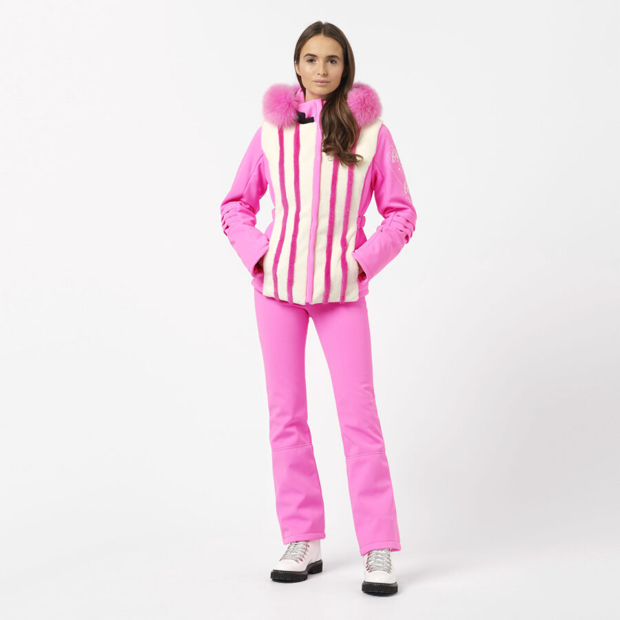 Ogier Mink Paparazzi Ski Jacket Pink Paparazzi