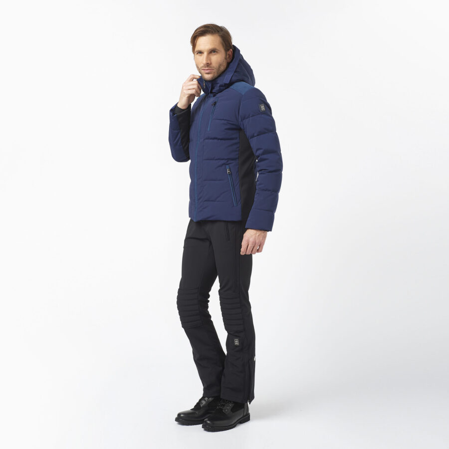 Ogier Montrose Alcantara Blue Ski Jacket Blue