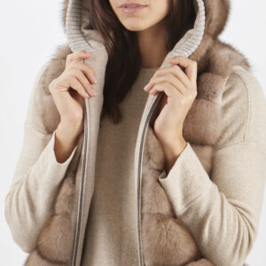 Moscow Reversible Vest Sable