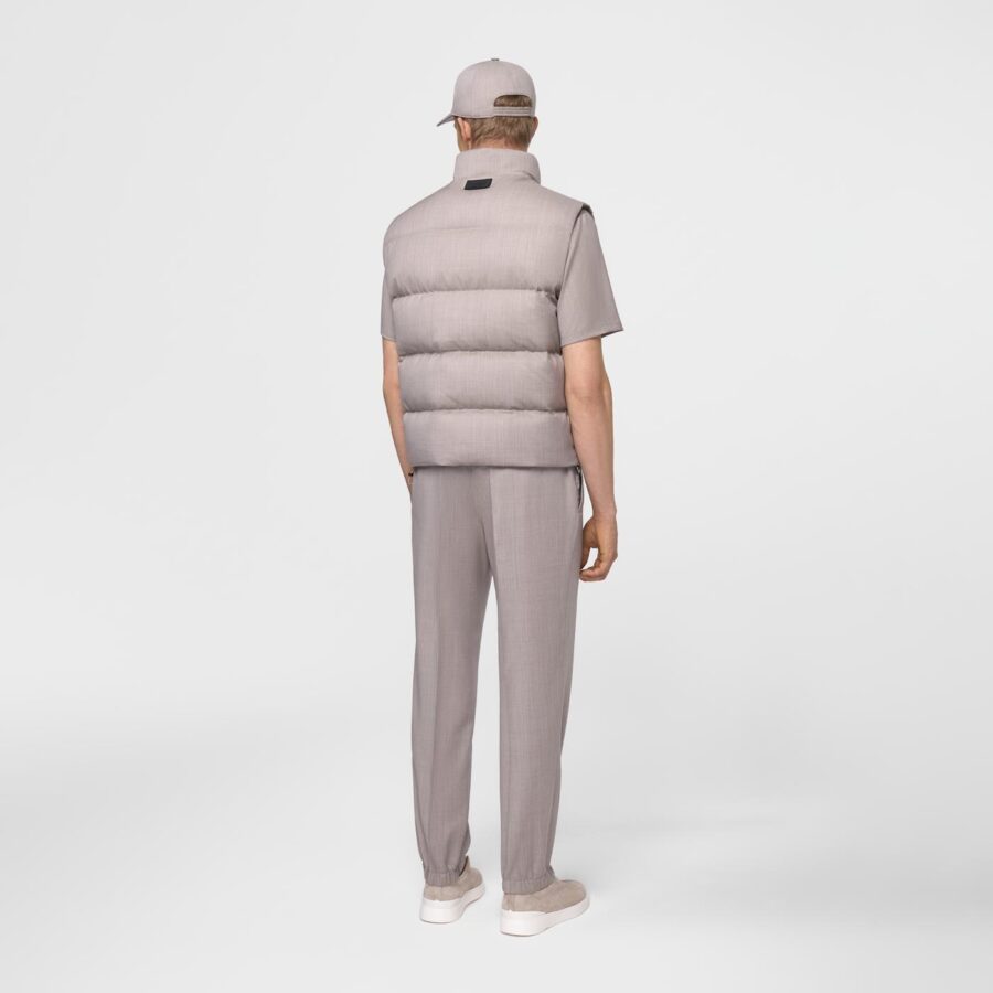 Palm light weight vest beige - Image 3