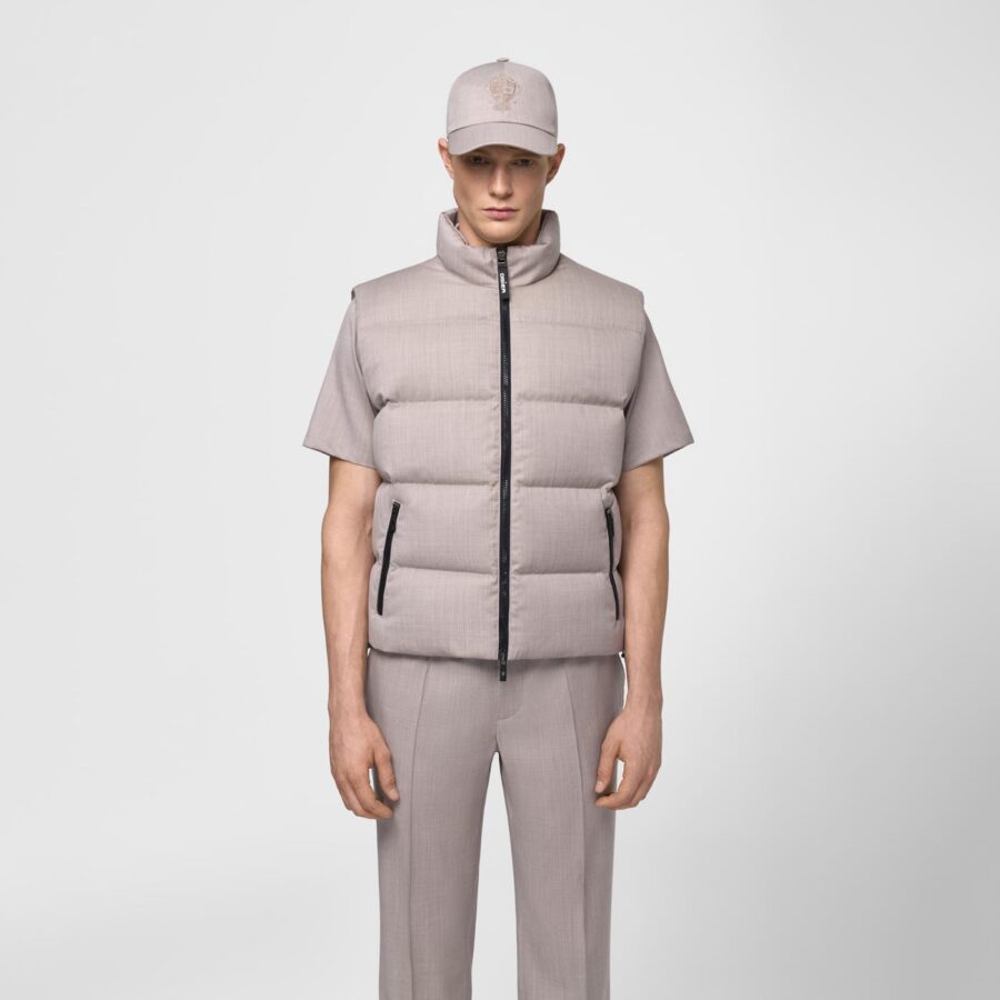 Palm light weight vest beige - Image 4