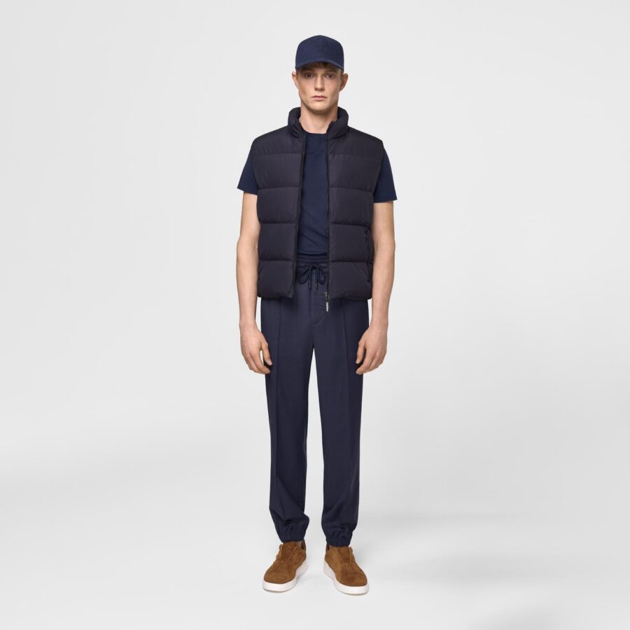 Palm light weight vest navy - Image 2