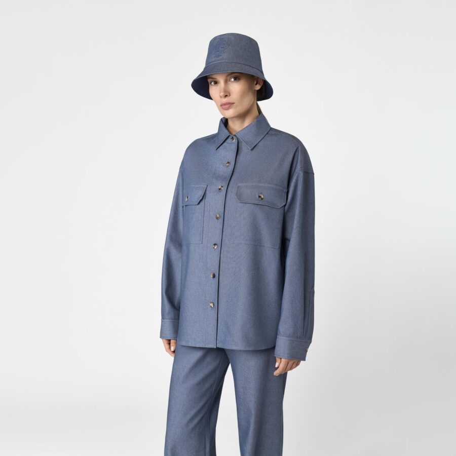 Provence Overshirt Denim - Image 4