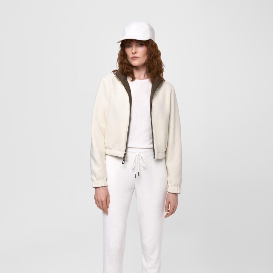 Quimper Windstopper reversible bomber Olive - Image 6