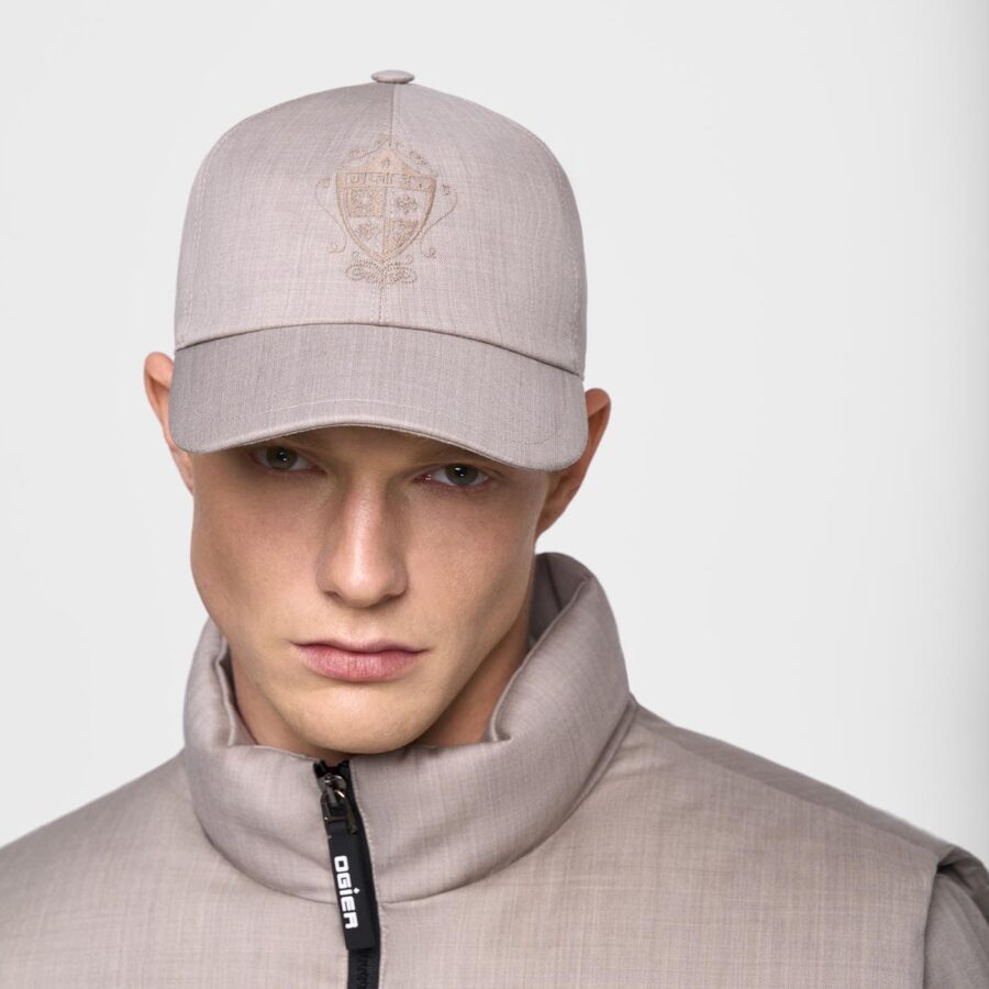 Rio baseball cap light weight wool beige - Image 2