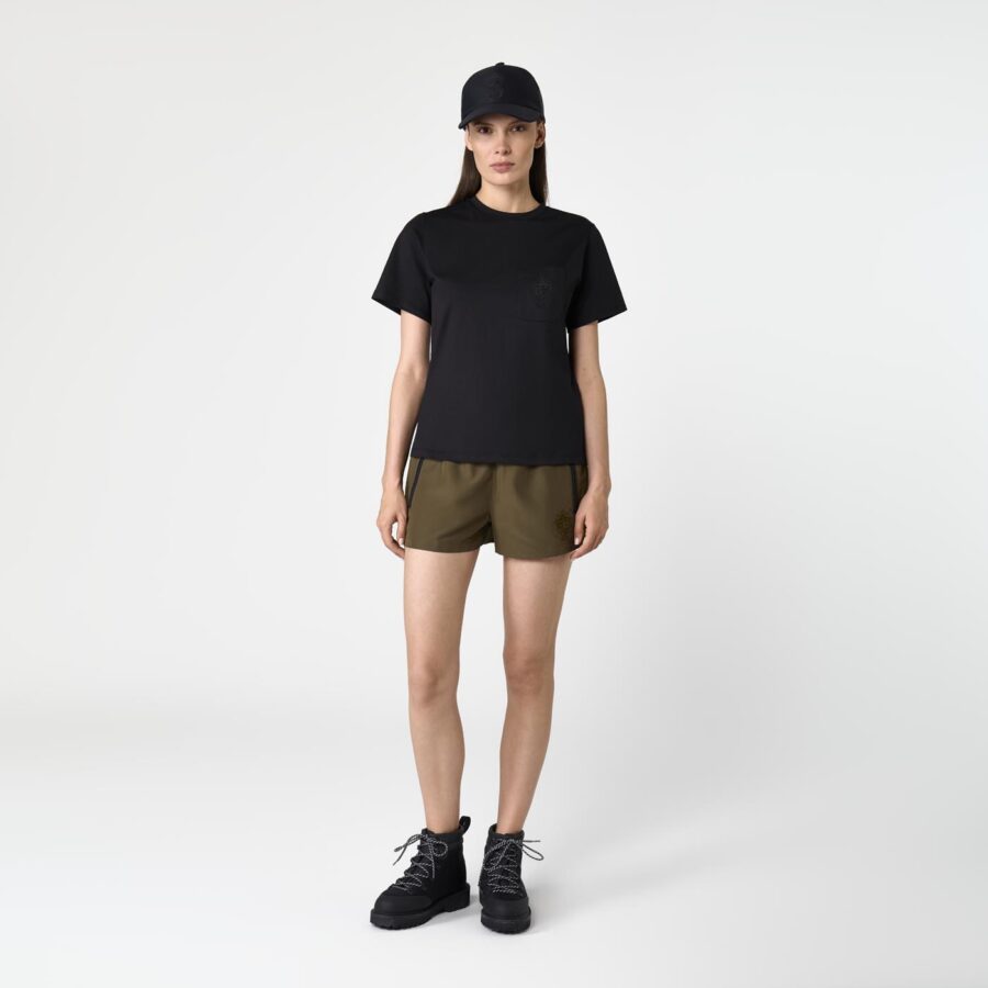 Suzanne Cotton Jersey T-Shirt Black - Image 2
