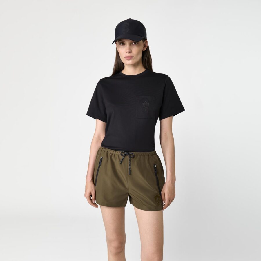 Suzanne Cotton Jersey T-Shirt Black - Image 4